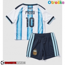 Otroške Nogometnih dresov Argentina Lionel Messi #10 Domači SP 2026 Kratki rokavi (+ hlače)